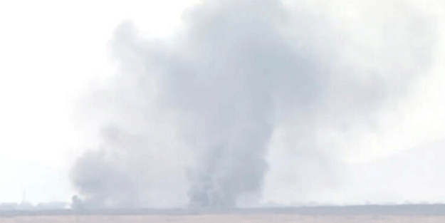 Fotoğraf Dağlık Karabağ'dan biraz önce geldi! Her yeri ateşe vermeye başladılar