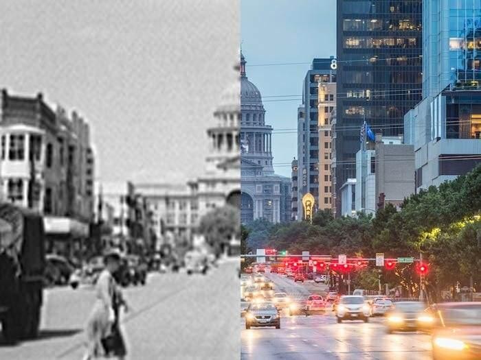 Fotoğraflarla tarihi değişim! Eskiden böyleydi şimdi böyle oldu