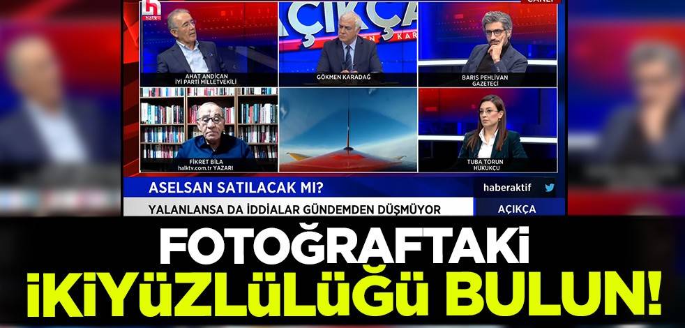 Fotoğraftaki ikiyüzlülüğü bulun!