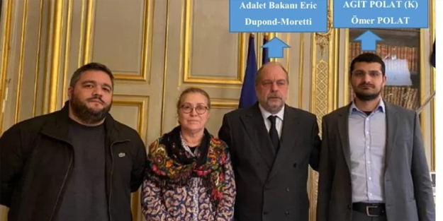 Fransa akıllanmıyor! Paris yanarken Fransız Adalet Bakanı PKK’lı teröristlerle buluştu