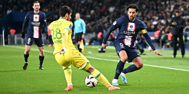Fransa Ligue 1'de PSG, Nantes'ı devirdi