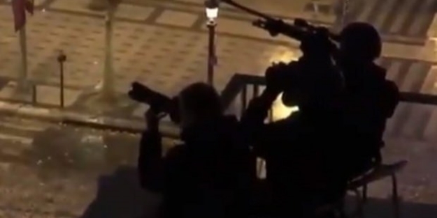 Keskin nişancılar çatılara çıktı! Emir bekliyorlar...