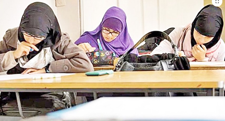 Fransa'da abaya yasağı protesto edildi: Hükümet okullarda İslamofobi'yi körüklüyor