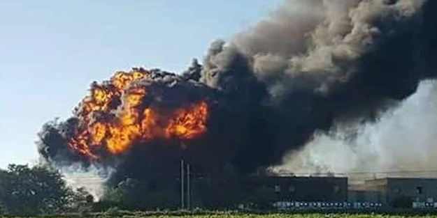 Fransa'da barut fabrikasında patlama