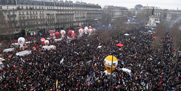 Fransa'da emeklilik reformu karşıtı gösteri öncesi arama! Gözaltılar var