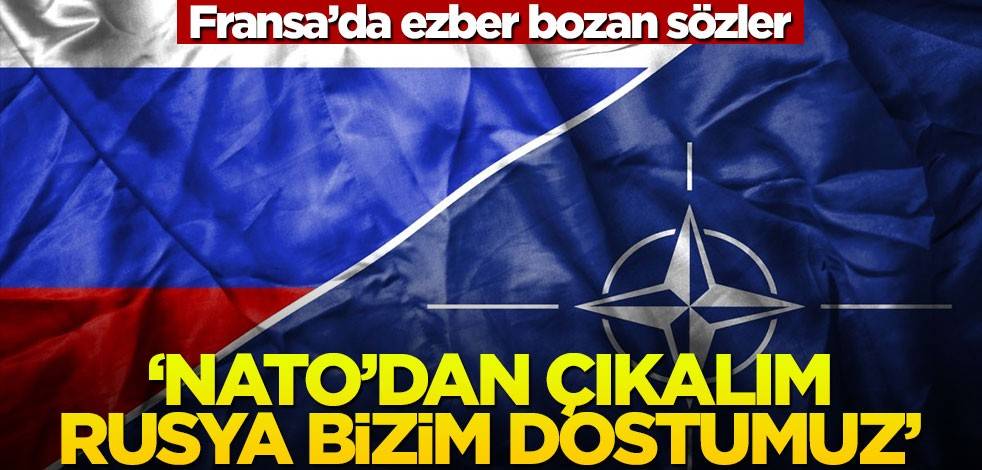 Fransa'da ezber bozan sözler! 