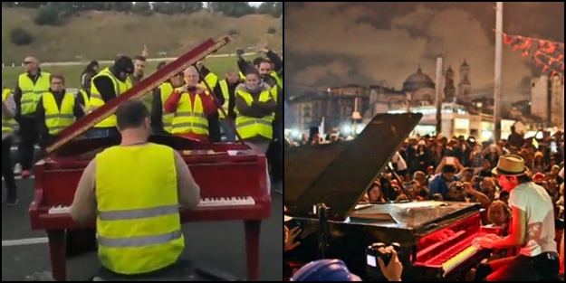 Fransa'da Gezi kalkışmasını andıran görüntü!
