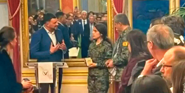 Fransa'da halk sokaklarda! Caddeler sokaklar yanıyor senato PKK'ya ödül nişanı vermekle meşgul