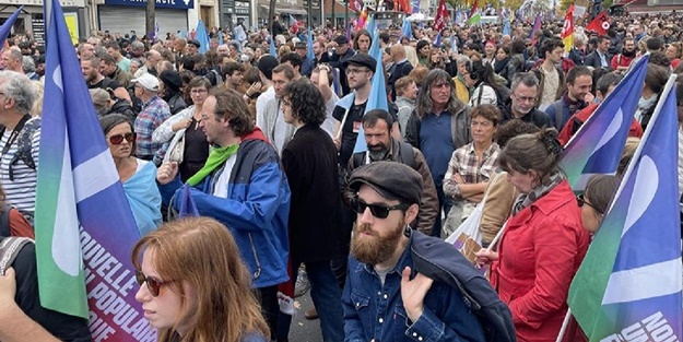 Fransa'da hayat pahalılığı protestosu! Binlerce kişi sokaklara döküldü