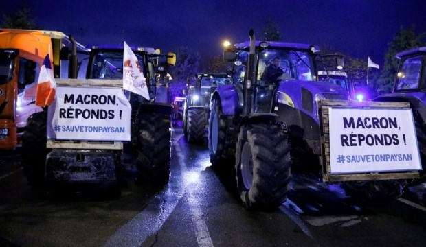 Fransa'da Macron'a karşı ayaklandılar