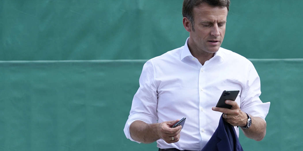 Fransa'da Macron'a uygulama yükleme yasağı