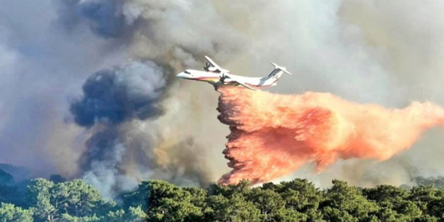 Fransa’da orman yangını: 1500 hektarlık alan böyle...