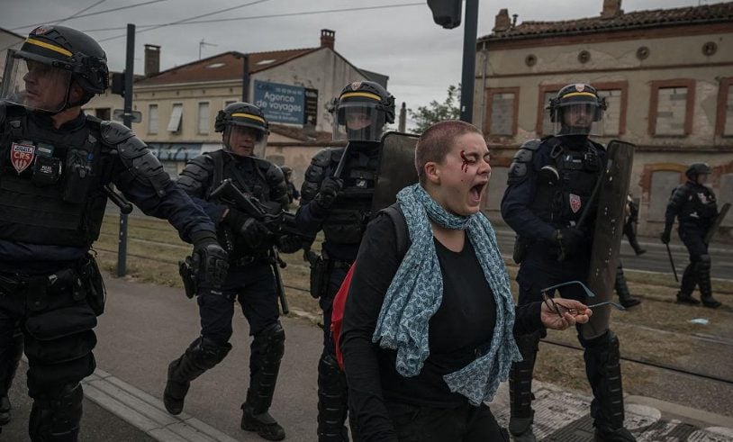 Fransa'da polis şiddeti! Gözaltına alınanların yüzde 86'sı çocuk