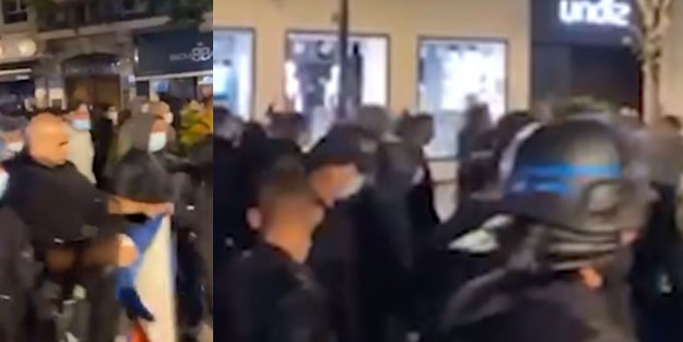 Fransa'da provokasyonlar devam ediyor