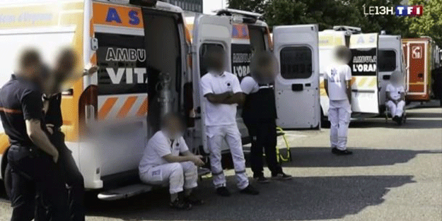 Fransa'da sağlık skandalı! Hastalar otoparkta tedavi görüyor...