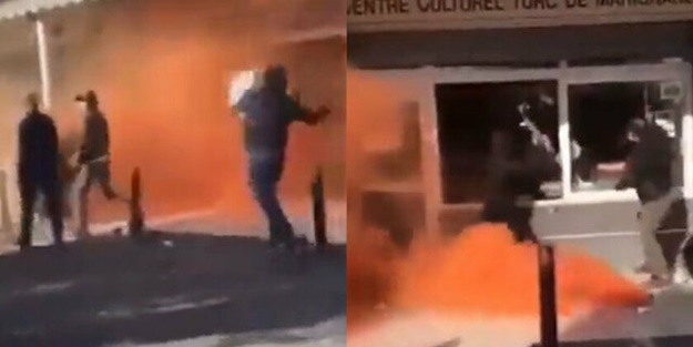 Fransa'da terör örgütü PKK destekçilerinden alçak saldırı