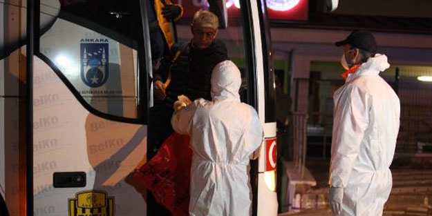 Fransa'dan gelen 144 kişi, Kırıkakle'de gözlem altına alındı