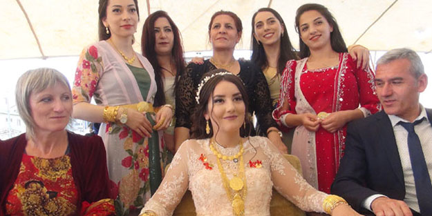 Fransa'dan Hakkari'ye gelin geldi
