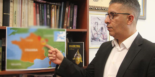 Fransa'nın yeni haritasını paylaştı: Türkiye'den Macron'a gönderdik