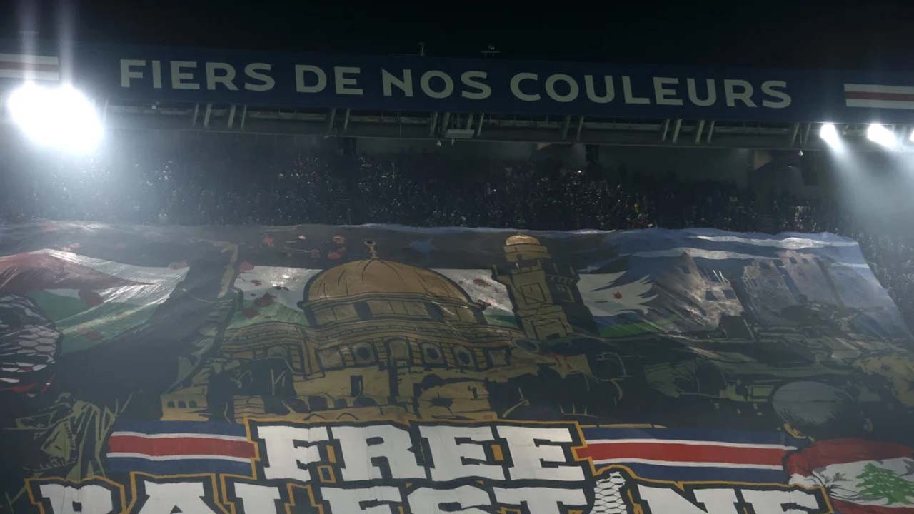 Fransız Bakan’dan büyük küstahlık: 'Özgür Filistin' pankartını hazmedemedi!