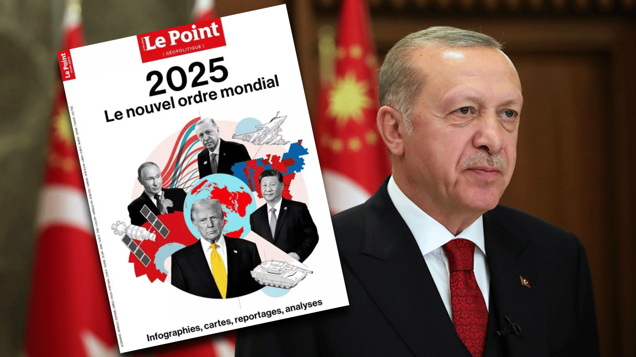 Fransız dergisi Erdoğan'ı kapak yaptı! Yeni dünya düzenine yön verecek 4 lider… Bizdeki muhalif medyaya kapak olsun