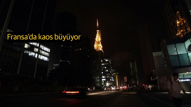 Fransız karanlığa bürünüyor