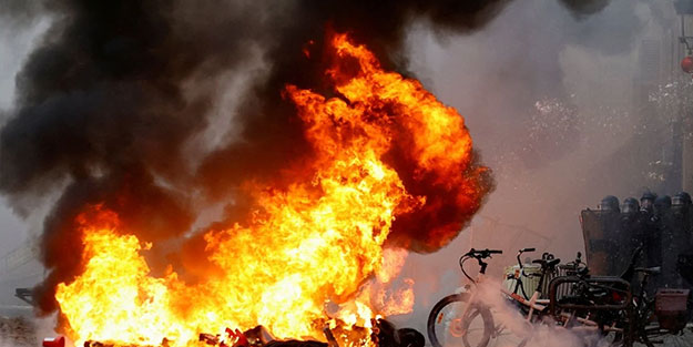 Fransızlar kafayı yedi! PKK eylemlerini Türkiye'ye bağladılar