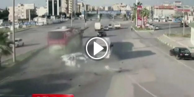 Freni patlayan otobüs 6 aracı biçti