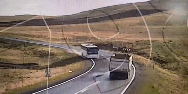 Freni patlayan otobüsün son görüntüleri ortaya çıktı