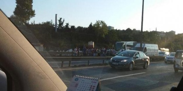 FSM'de eylem: Köprü trafiğe kapandı!