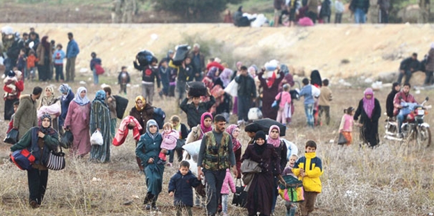 Suriye'de büyük sivil takası gerçekleşti