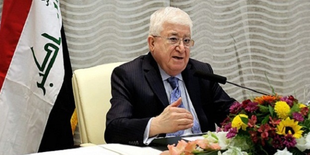 Fuat Masum ve Barzani'den 