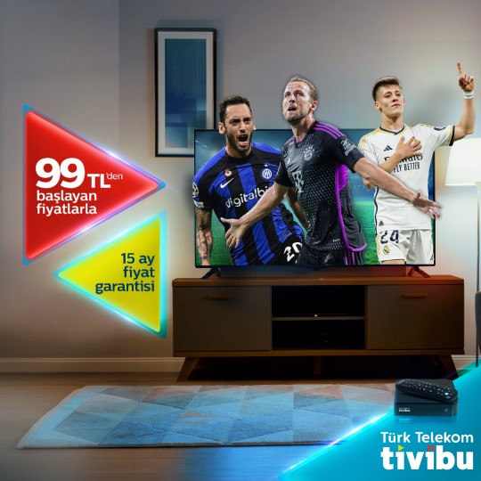 Futbol severlere müjde! Avrupa’nın 3 büyük ligi bir arada sadece Tivibu’da!