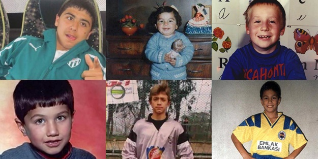 Futbolcuları çocukluklarından tanıyabilecek misiniz?