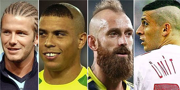 Futbolcuların uçuk saç stilleri