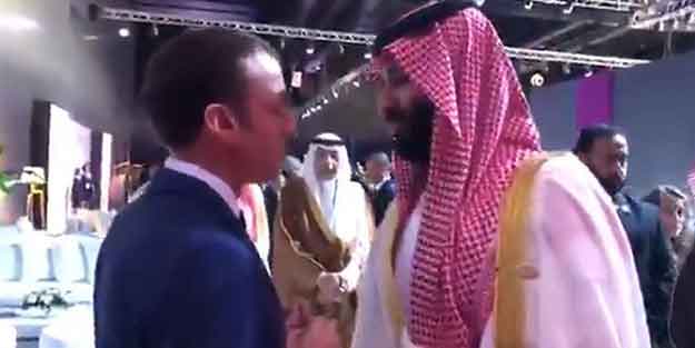 G-20'de Macron ile Selman görüştü!