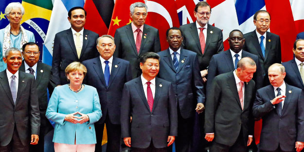 G20 zirvesinden dikkat çeken kareler