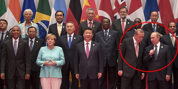 G20'de dikkat çeken görüntü!