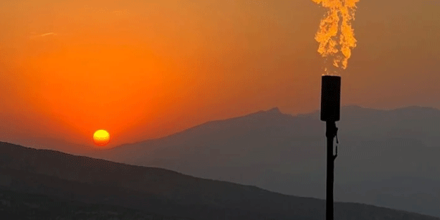 Gabar terörden temizlendi... Artık petrol fışkırıyor! Muazzam görüntü