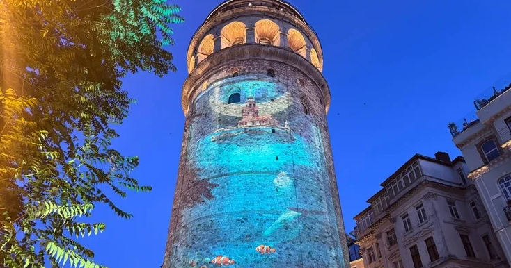 Galata Kulesi'nde 