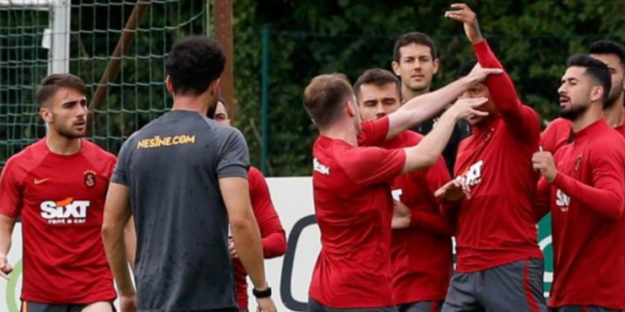 Galatasaray antrenmanında kavga çıktı! Yine Kerem Aktürkoğlu...