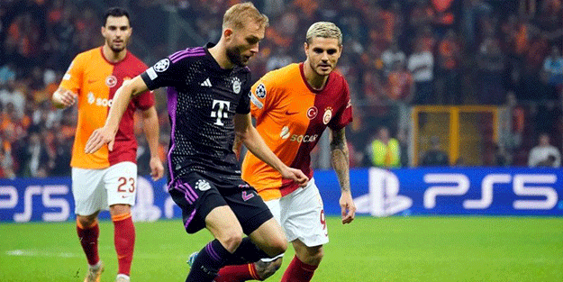 Galatasaray Bayern Münih'i sahadan sildi! İlk 45 dakikada müthiş istatistik...