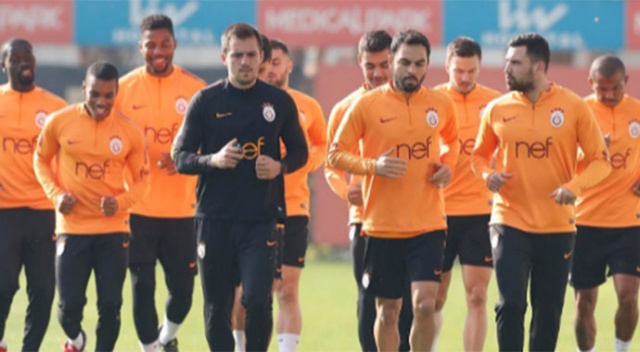 Galatasaray derbi hazırlıklarını devam ettiriyor