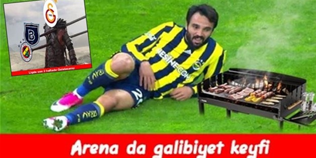 Galatasaray - Fenerbahçe derbisi capsleri