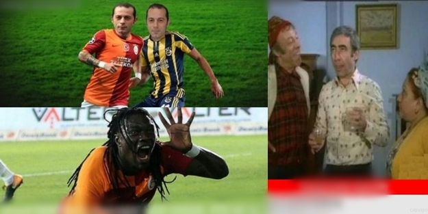 Galatasaray-Fenerbahçe maçı capsleri