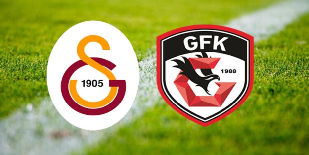 Galatasaray Gaziantep FK maçı ilk 11'ler