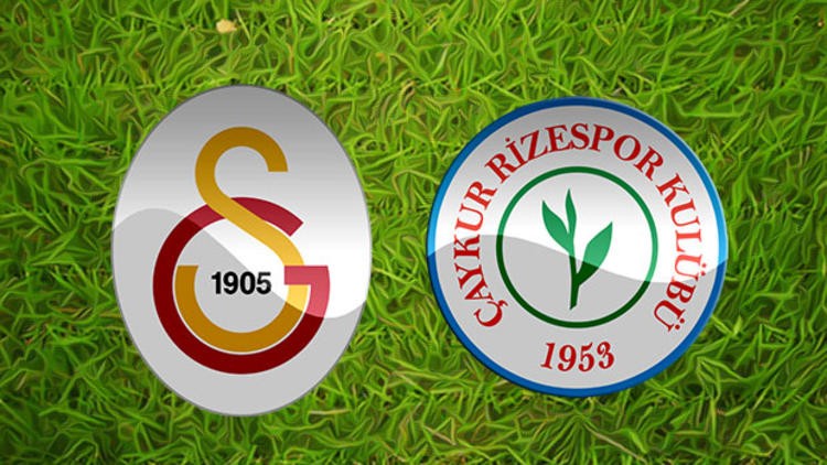 Galatasaray ile Çaykur Rizespor 35. randevuda