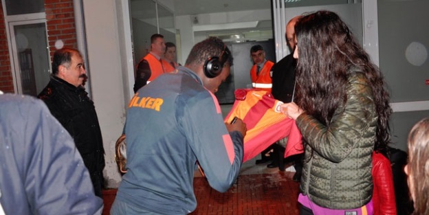 Galatasaray kafilesi, Eskişehir'de