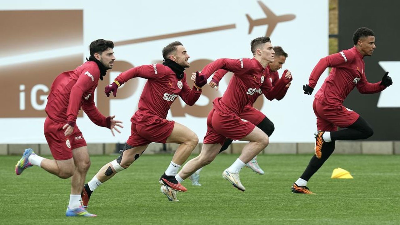 Galatasaray, Samsunspor maçı hazırlığına devam ediyor