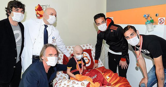 Galatasaray Takımı'ndan anlamlı ziyaret